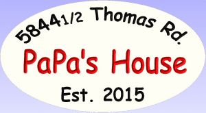 PaPas House sign
